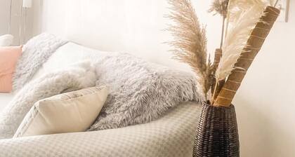 Peaceful Clean 2Bed/2Bath by Train w Office & Balcony