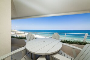 Outdoor dining - Eden Condominium W 1104 Gulf Front Condo with Stunning Views! (Pensacola)