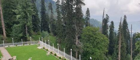 Blick von der Unterkunft