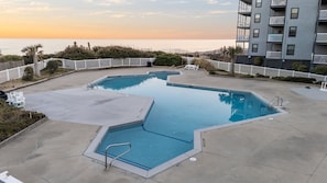Pool - 2BR Oceanfront Condo in NTB with Community Pool & Elevator (North Topsail Beach)