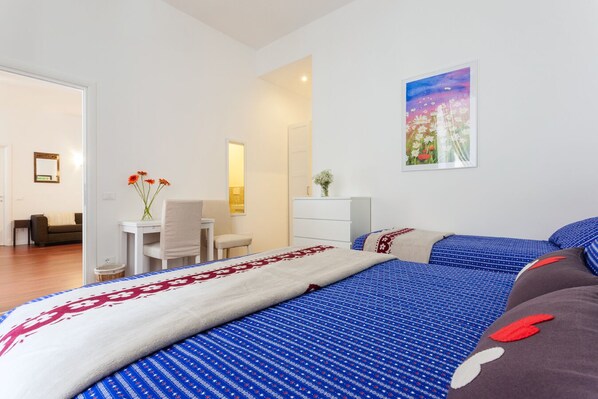 2 Schlafzimmer, Bügeleisen/Bügelbrett, kostenloses WLAN, Bettwäsche