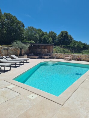 Outdoor pool - Luxury Villa Solea (Malinska)