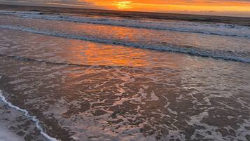 Playa en los alrededores y camastros