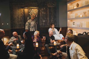 Dinner served, pool views  - The St Laurent Social Club & Guest Rooms (Asbury Park)