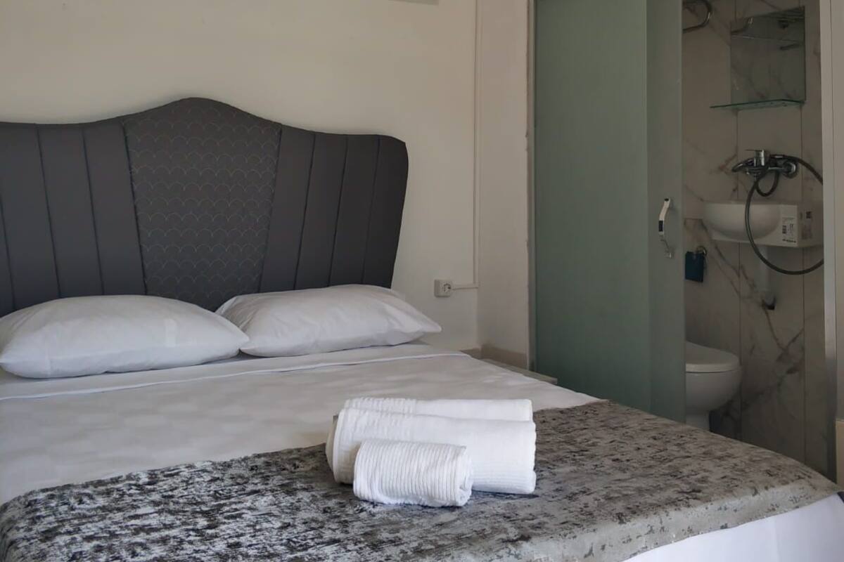 Habitación estándar, 1 cama Queen size, para no fumadores, vista al patio | 1 habitación, wifi gratis y ropa de cama