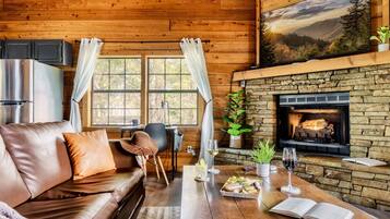 Smart TV, fireplace, video games, table football