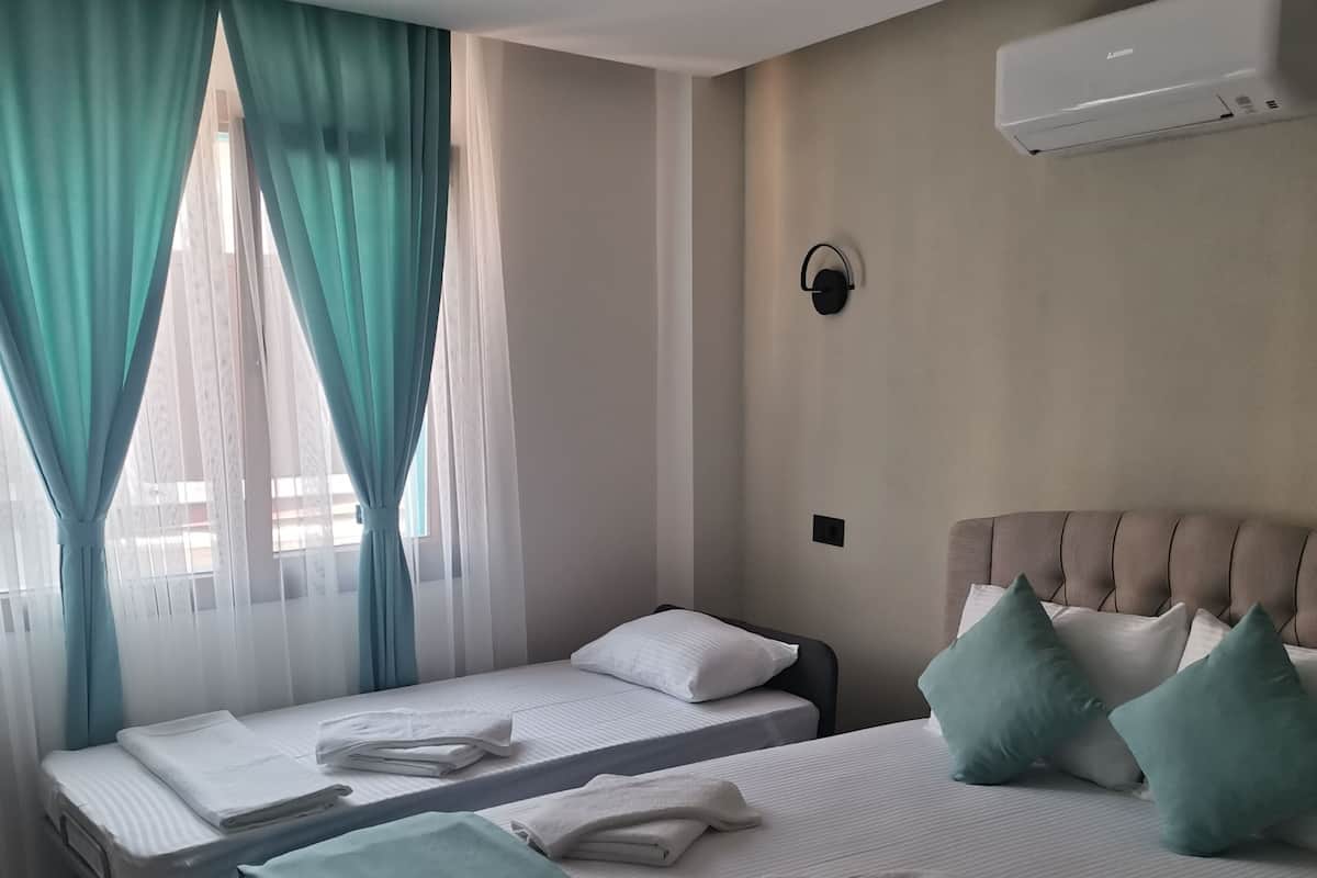 Familiekamer, niet-roken | Lakens van Egyptisch katoen, luxe beddengoed, Select Comfort-bedden