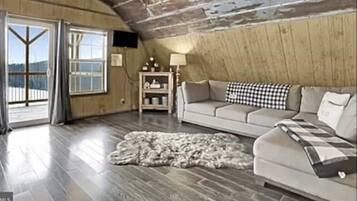 Smart TV, DVD player, books, stereo