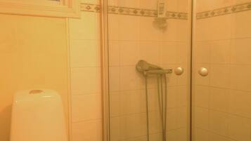 Dusche, umweltfreundliche Kosmetikartikel, Seife