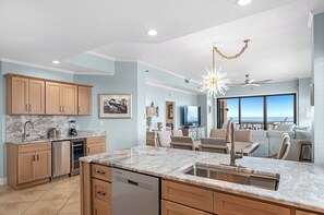 Fridge, microwave, oven, stovetop - 1105C Condo with Extraordinary Gulf Views! (Orange Beach)