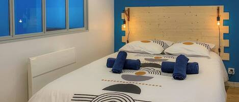 1 Schlafzimmer, Bügeleisen/Bügelbrett, kostenloses WLAN, Bettwäsche