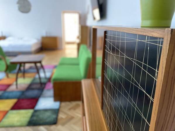 1 bedroom, WiFi - Vintage apartment in center. Parking free. (Litomyšl)