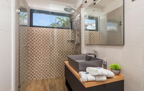 Shower, hair dryer
