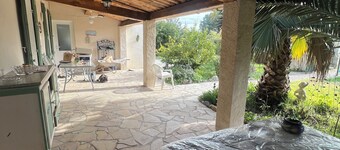 House/Gite/Cottage rated 1 star, with above-ground pool, garden.