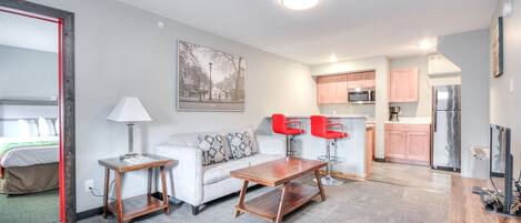 1 bedroom, WiFi, bed sheets, wheelchair access