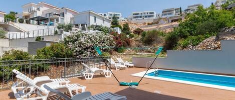 Una piscina riscaldata