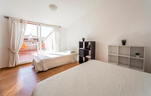 2 dormitorios y ropa de cama