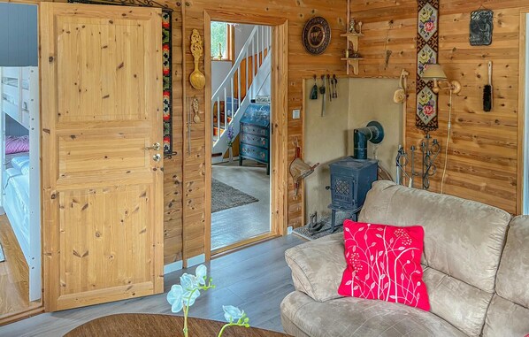 Télévision, cheminée