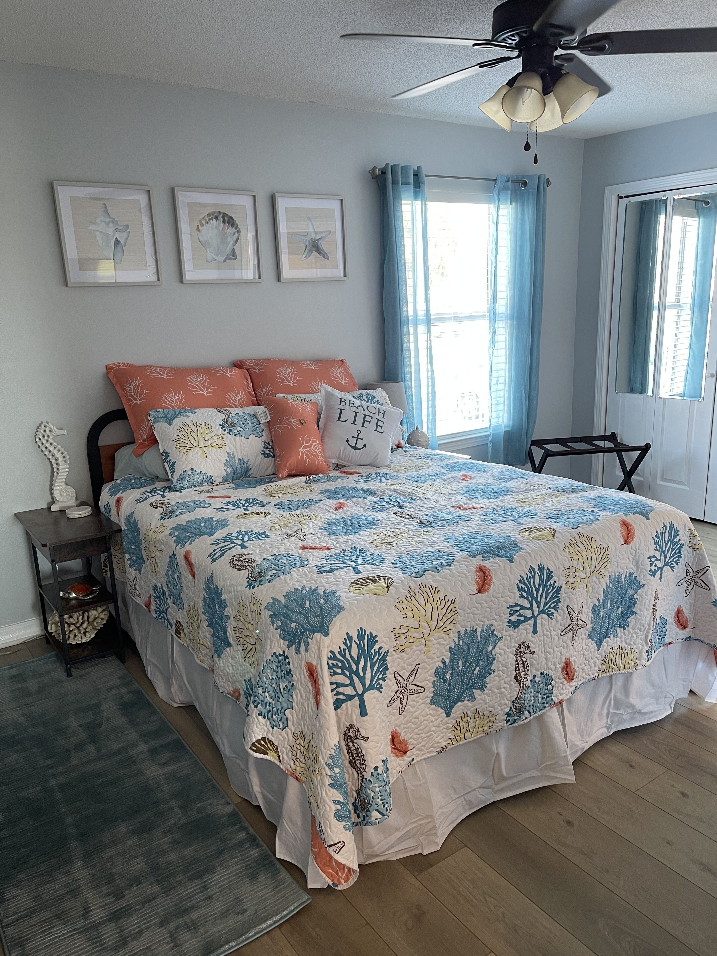 1 多间卧室、熨斗/熨衣板、免费 WiFi、床单