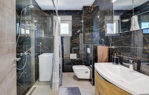 Shower, hair dryer