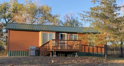 Cozy Log Cabin on Edge of North Dakota Badlands