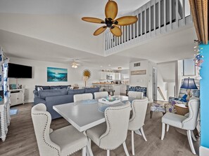 Smart TV, DVD player - 4BR House in North Topsail Beach with Ocean & Sound Views (North Topsail Beach)