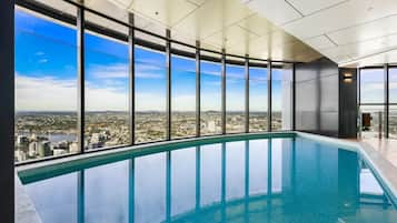 Indoor pool, a heated pool