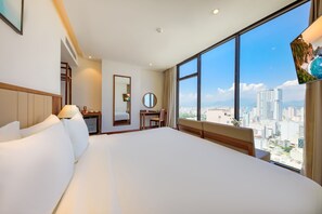 Premier Double Room, Partial Sea View | View from room - Green Beach Hotel Nha Trang (Nha Trang)