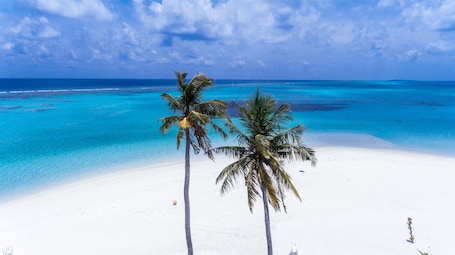 On the beach, snorkeling, fishing