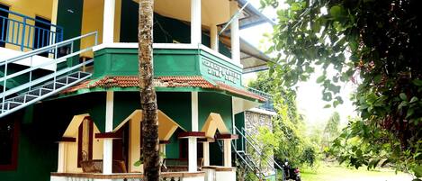 Voorkant van accommodatie