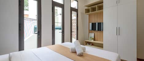 Monolocale familiare | Wi-Fi gratuito, lenzuola