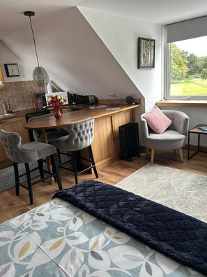 Iron/ironing board, free WiFi, bed sheets - Cosy studio Flat in the Friendly and Scenic Lochside village of Dalavich, Argyll (Dalavich, Taynuilt)