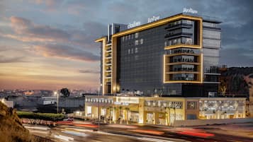 Front of property – evening/night