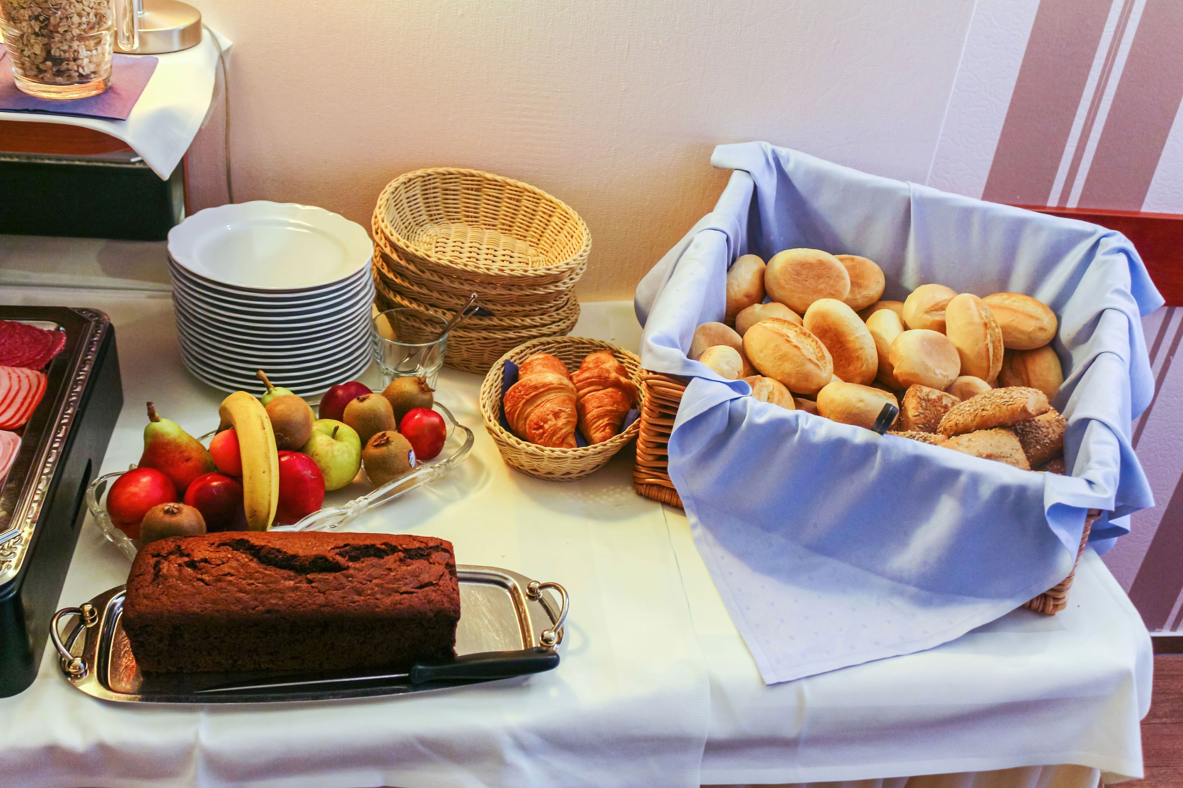 daily buffet breakfast (eur 6.5 per person)