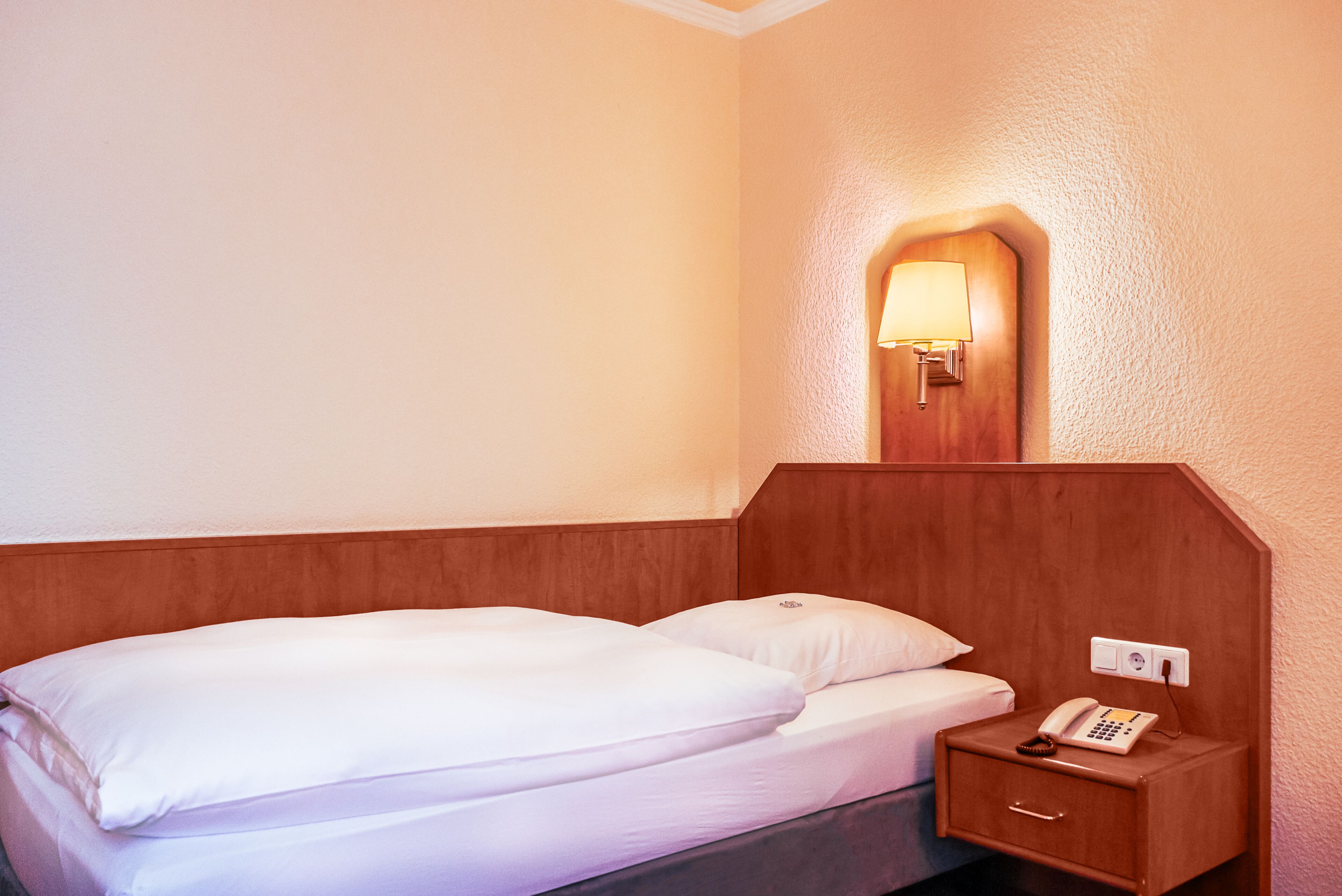 standard single room, 1 single bed, non smoking, private bathroom | 1 bedroom, down duvets, in-room safe, desk