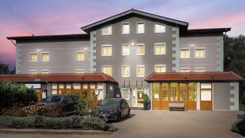 Majoituspaikan julkisivu