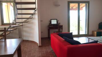 Villa | Living room | Fireplace