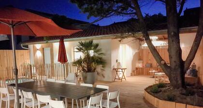 Villa Vent d'Ouest - 120m from the beach - Swimming pool and sauna