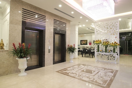 Reception. Acnos Grand Hotel