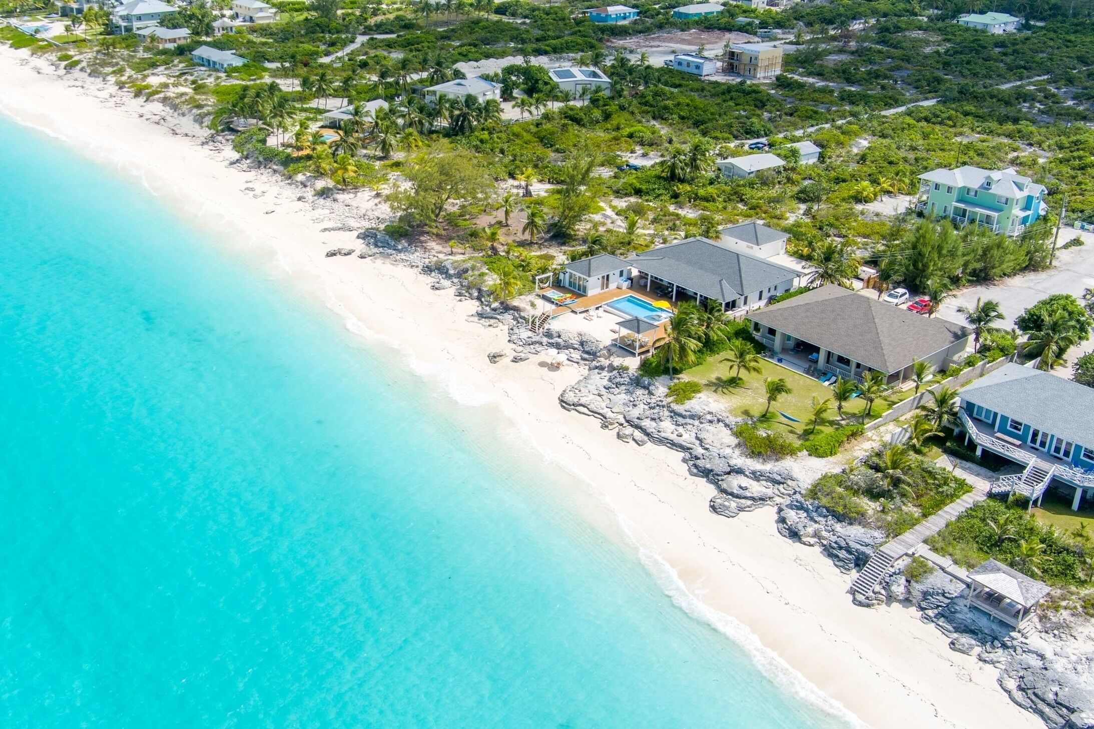 Am Strand, Liegestühle, Strandtücher