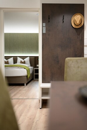 2 Schlafzimmer, Zimmersafe, Reisekinderbett, kostenloses WLAN