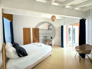 6 habitaciones, escritorio y tabla de planchar con plancha 