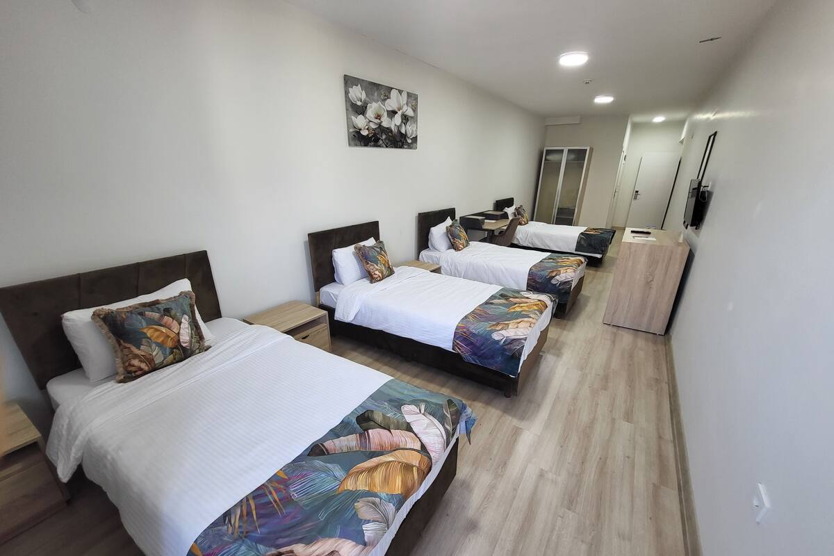 Economy Room | Premium bedding, free minibar items, laptop workspace, bed sheets