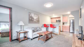 1 bedroom, WiFi, bed sheets, wheelchair access