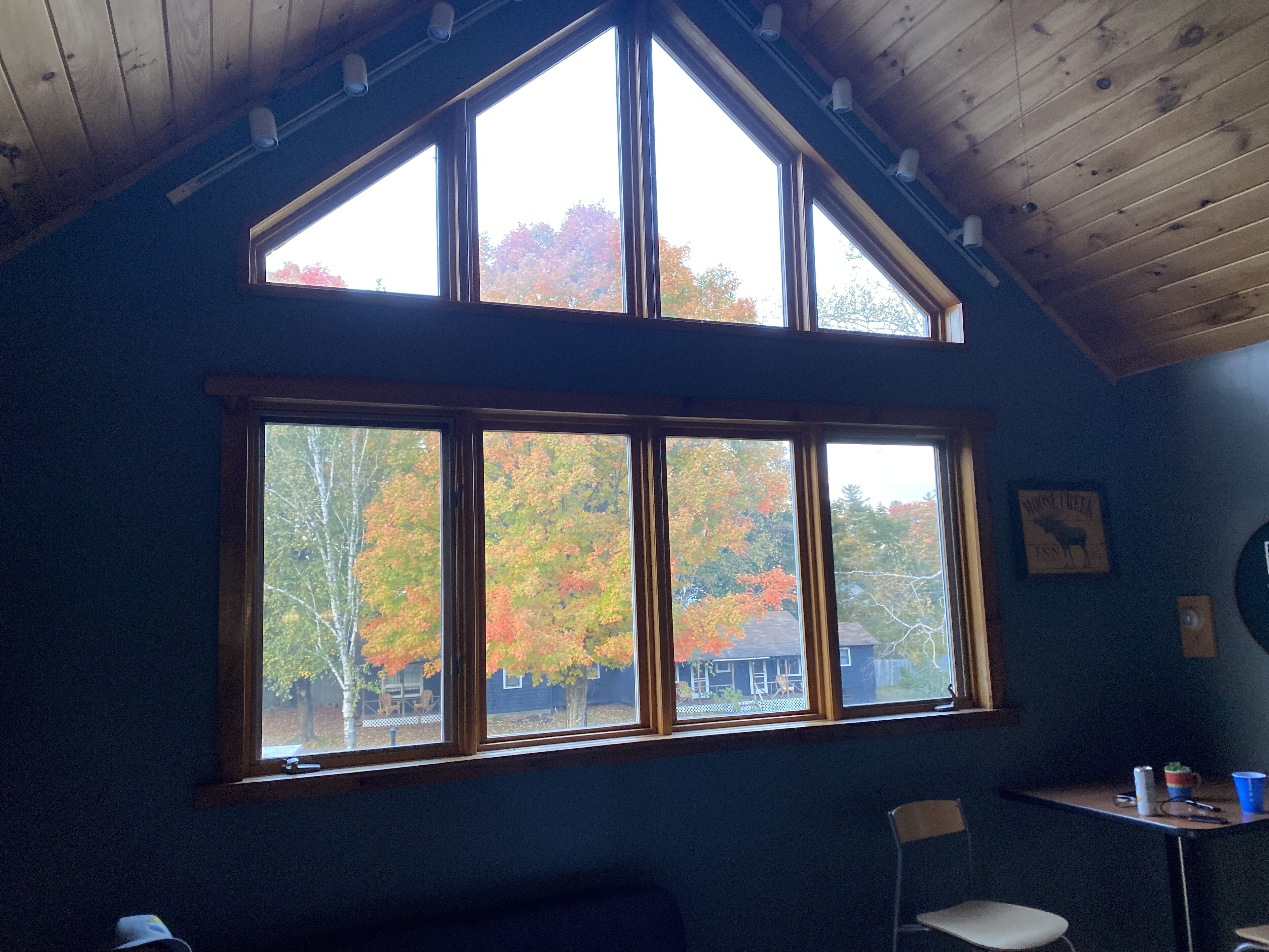 Vue depuis l’hébergement