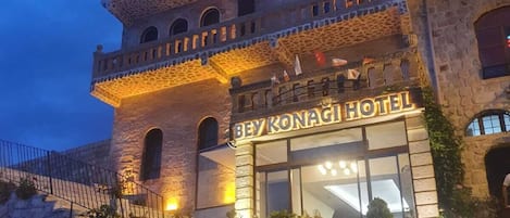 Majoituspaikan julkisivu