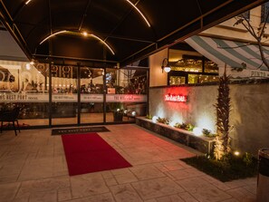 Entrada de la propiedad