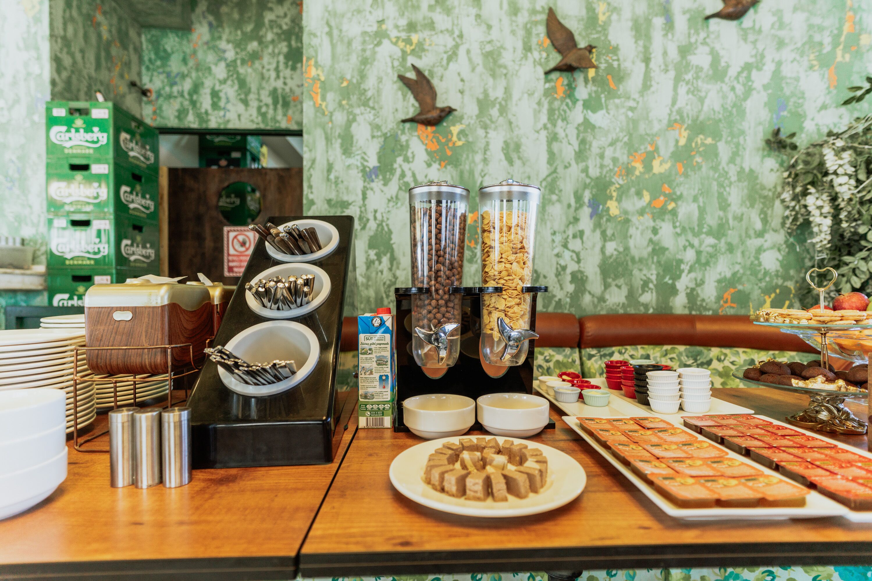 daily buffet breakfast (eur 10 per person)