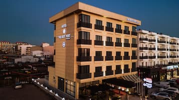 Majoituspaikan julkisivu