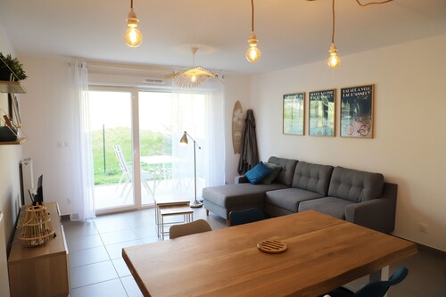 Appartement au calme en rez de jardin dans résidence  neuve